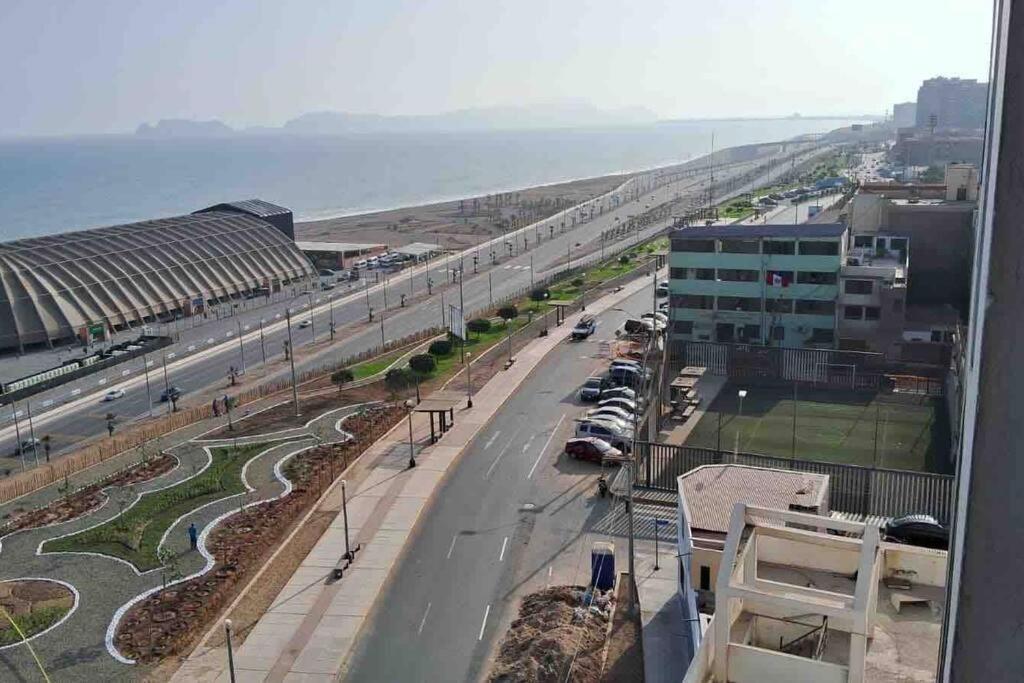 Apartamento De Estreno Con Balcon Frente Al Mar. Lima Exterior foto